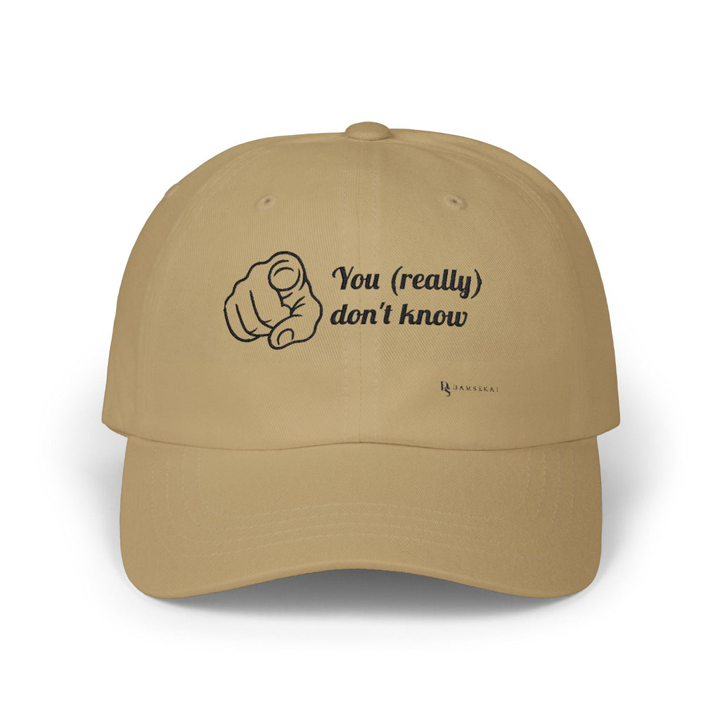 You really don't know - cap (white)
