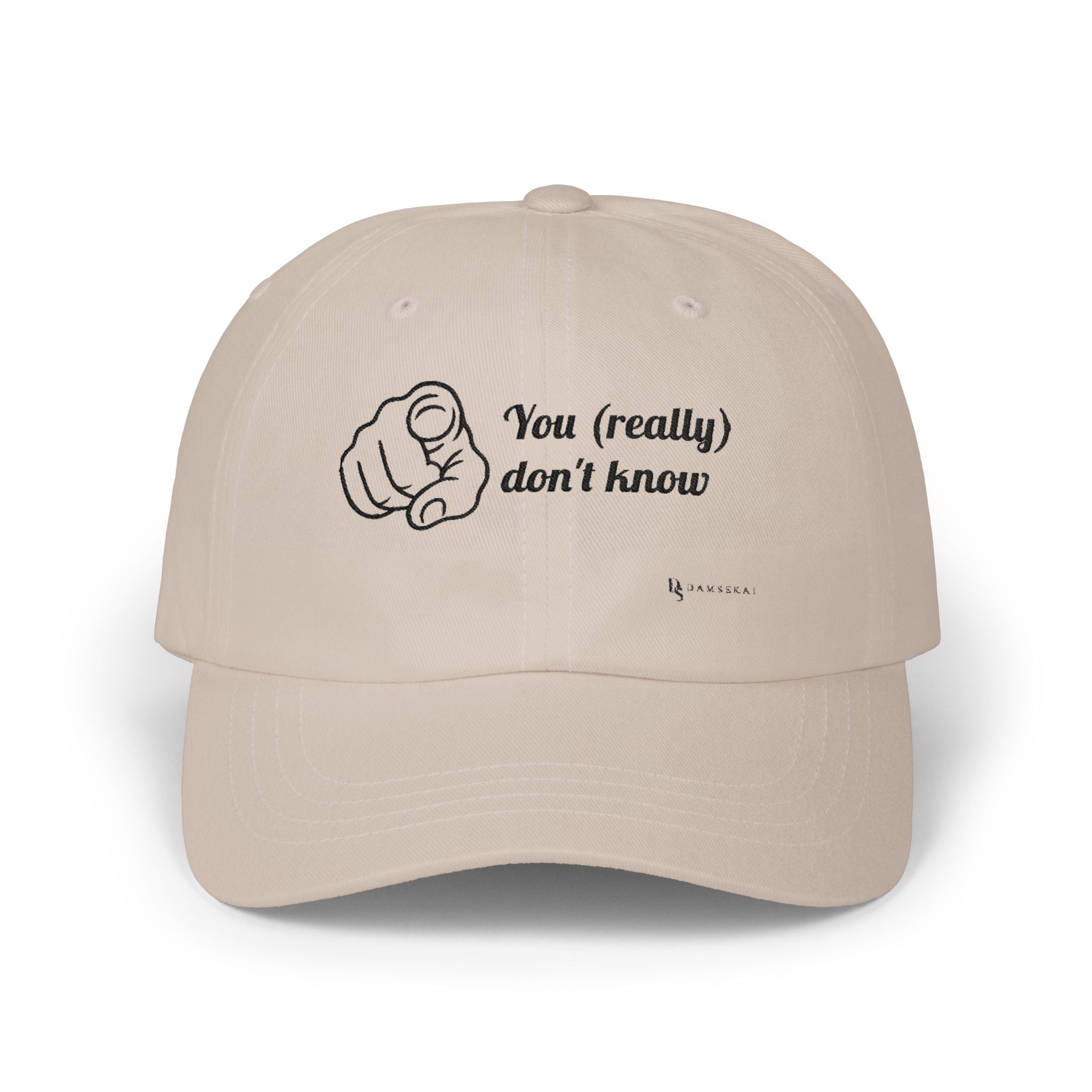 You really don't know - cap (white)